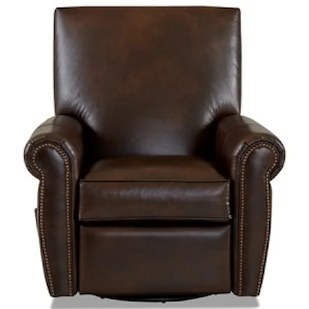 Transitional Power Reclining Rocking Chair 